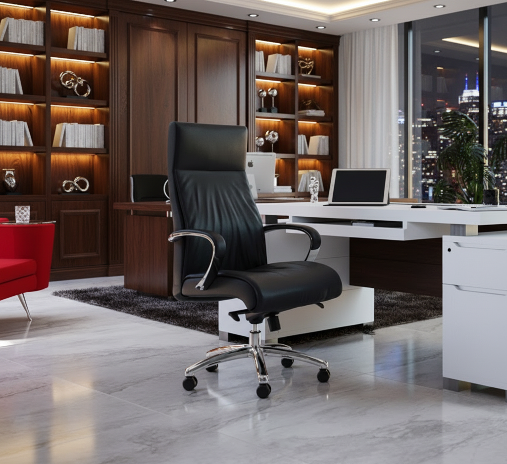 Forbes Ergonomic Leather Executive Office Chair